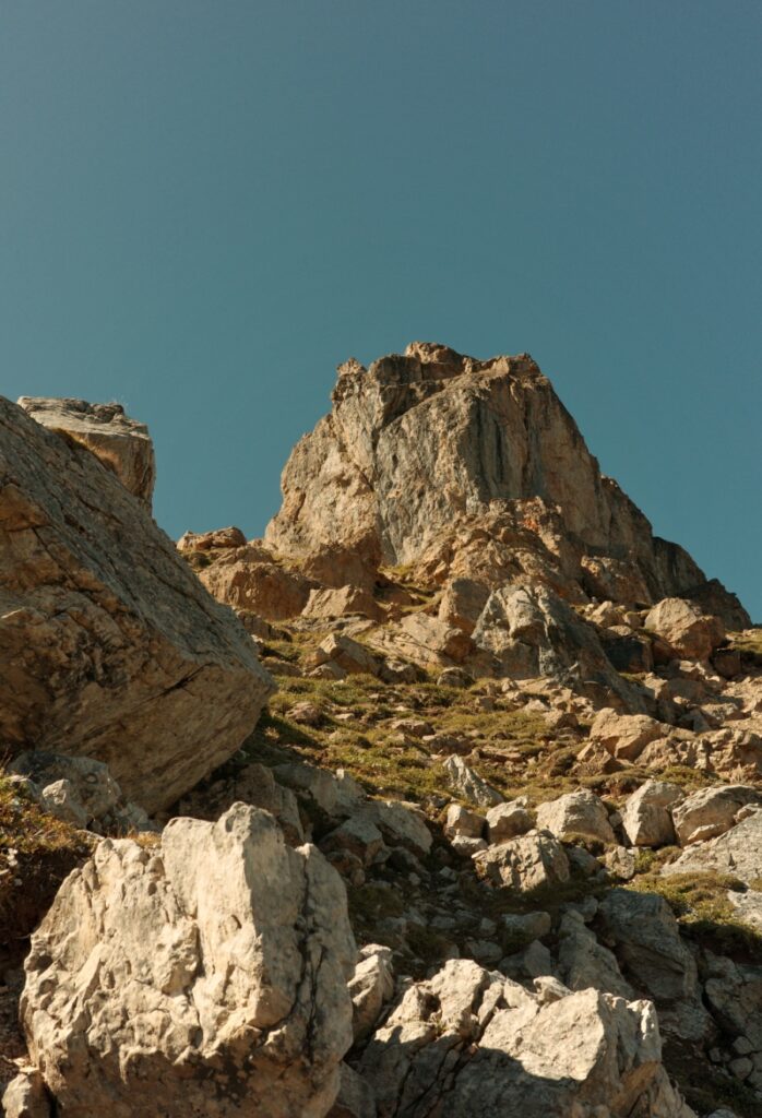 Langsame Wanderung zum Großen Rettenstein: Blick nach oben