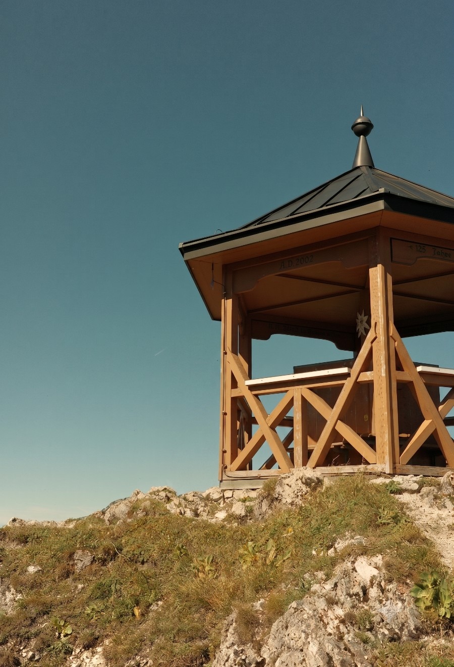 Stripsenjoch Pavilion direkt am Stripsenkopf