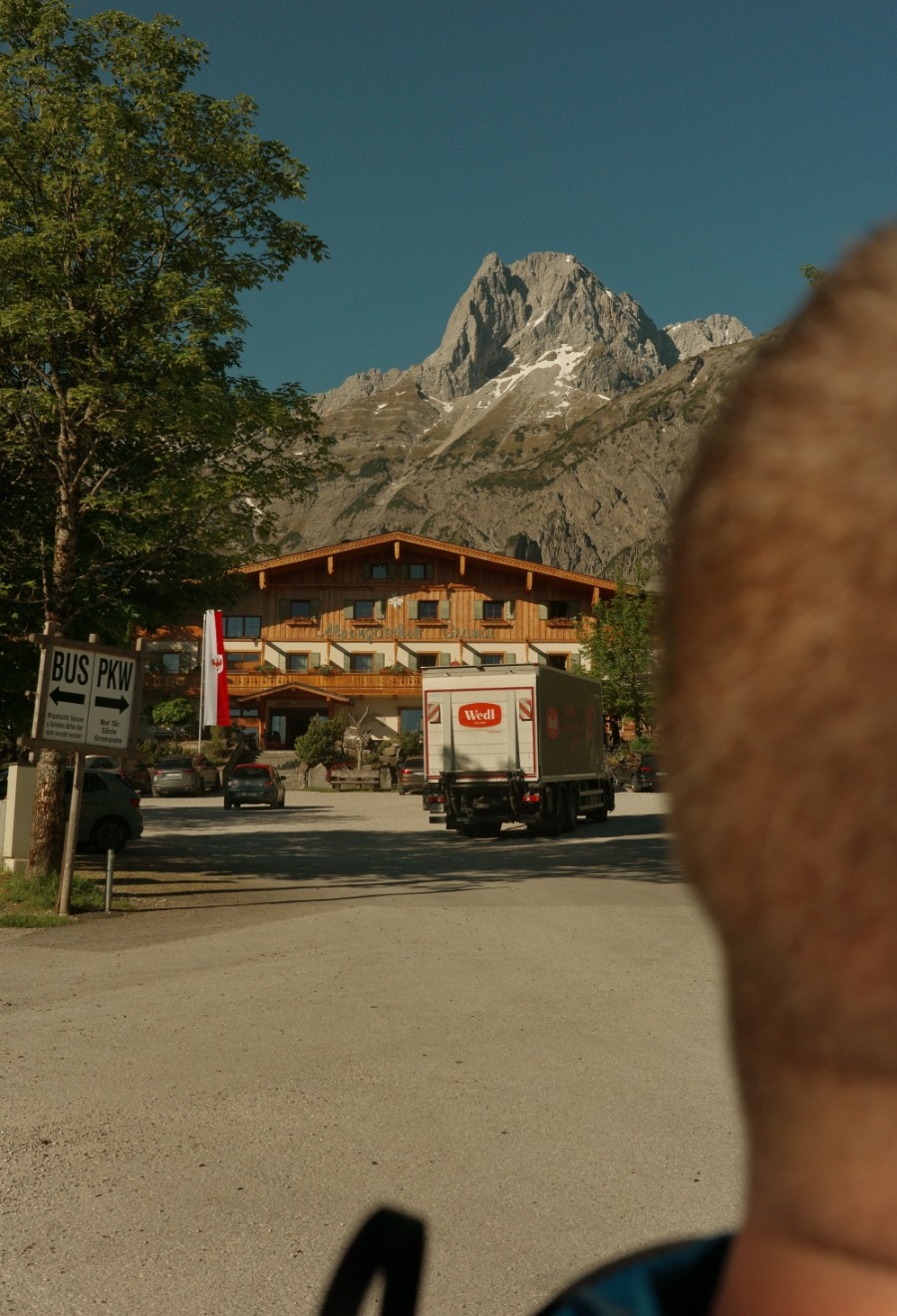 Gramaialm am Ausgangspunkt der Wanderung zum Lamsenjoch im Karwendel